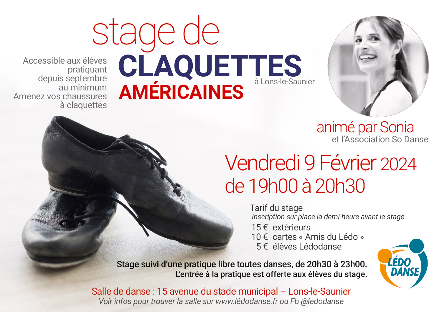 2024-02-09 stage de Claquettes américaines par Sonia