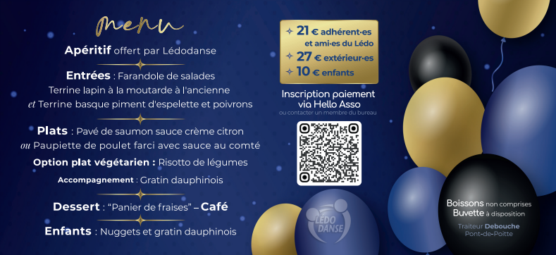 Gala 2026 Menu