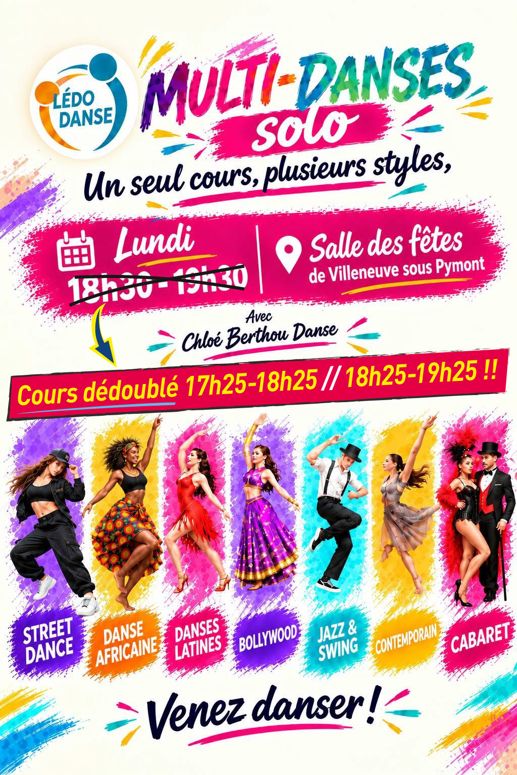 cours Multidanses dedoublé