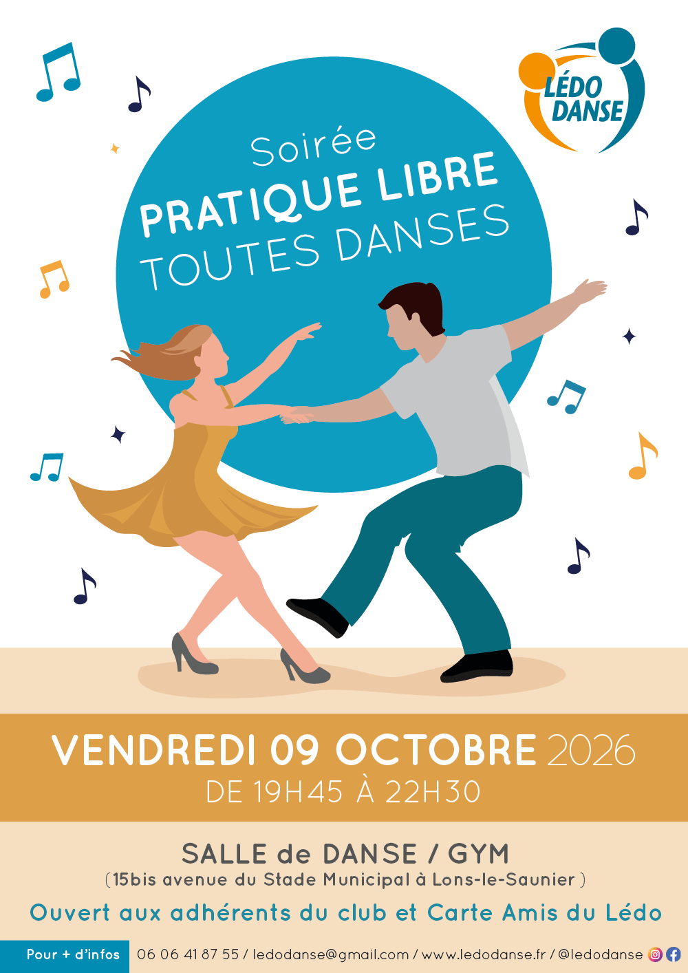 Lédodanse, pratique libre d'octobre